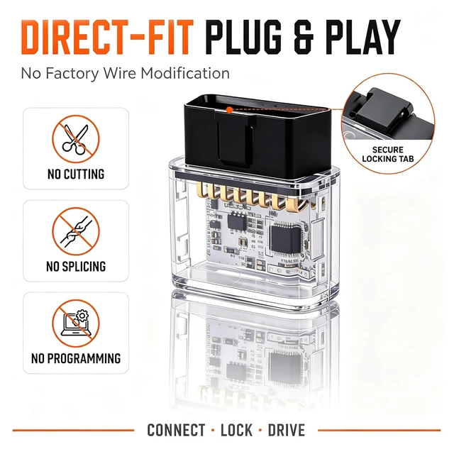 Alt view image 3 of 7 - Plug & Play Auto Start Stop Eliminator for Ford F150 2015-2020
