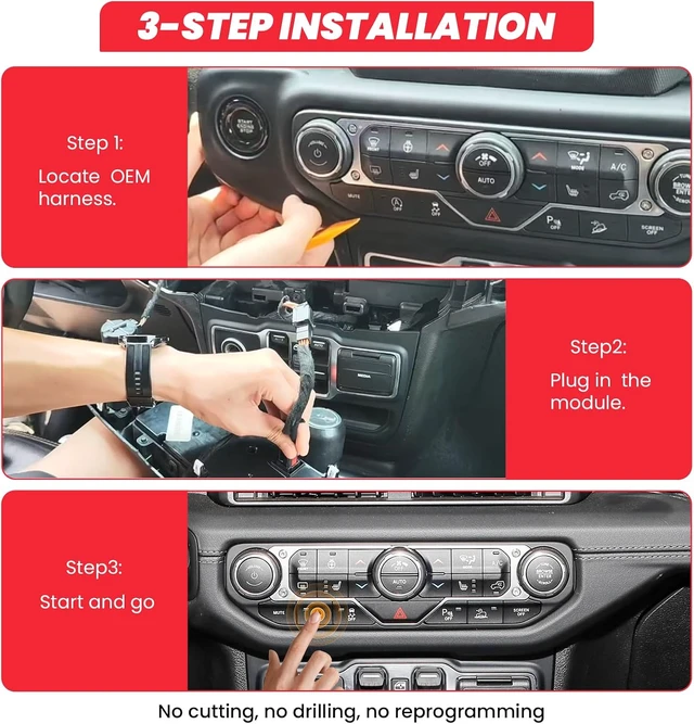 Alt view image 6 of 7 - Jeep Wrangler Auto Start Stop Disable Module