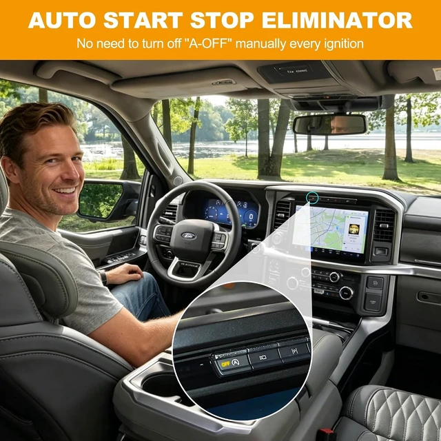 Alt view image 4 of 7 - Auto Start Stop Memory Module Autostop Eliminator for 2021-2026 Ford F150