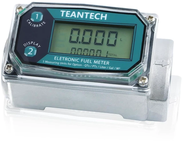 Main image of 1-Inch High Accuracy Digital Turbine Fuel Flow Meter for Diesel