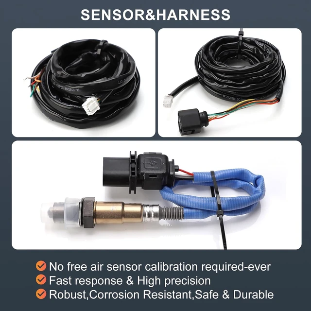 Alt view image 6 of 7 - 30-0300 X-Series 52mm (2-1/16) Wideband UEGO Air/Fuel Ratio Gauge with LSU 4.9 Sensor Controller & Wideband Oxygen Sensor