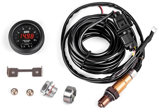 Main image of New Upgrade Digital Wideband AFR Air/Fuel Ratio Gauge 2"(52mm) with LSU4.9 Sensor, UEGO O2 Oxygen Sensor Controller