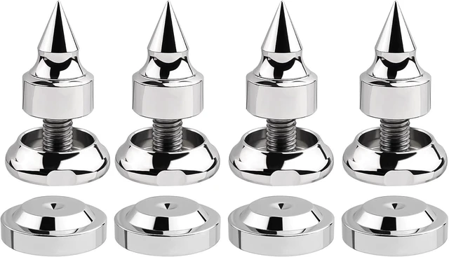 Main image of 4-Pack 316 Stainless Steel Speaker Isolation Feet with Adhesives (M8)