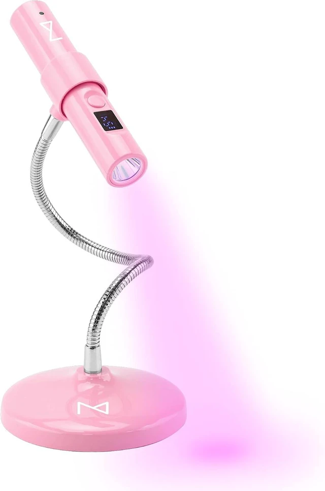 Main image of GlaCure GO Nail Flash Cure Lap with Touch Screen | Pink