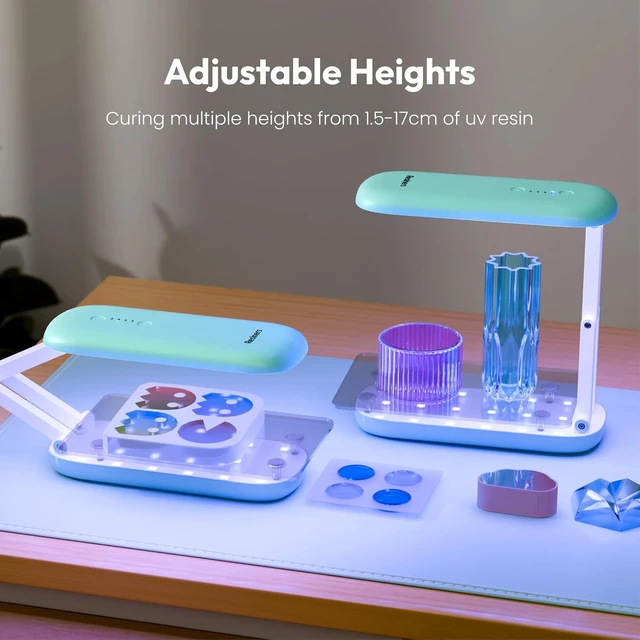 Alt view image 3 of 7 - AirWave Pro Max UV Resin Light Double-Sided Foldable UV Lamp
