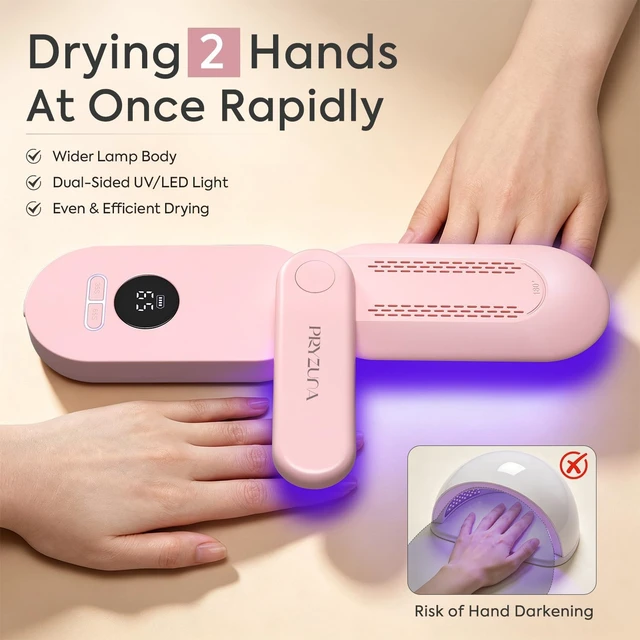 Alt view image 4 of 7 - Cordless UV LED Nail Lamp for UV Protection & Gel Nails