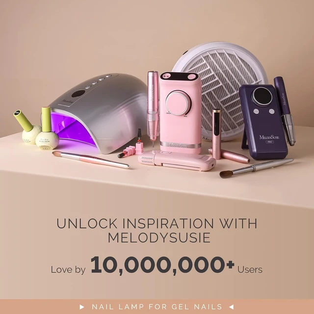 Alt view image 7 of 7 - P-Plus30GT Full-Hand Cordless UV LED Nail Lamp with Metal Base