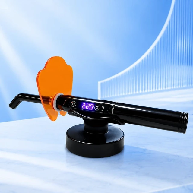 Alt view image 5 of 6 - Portable Handheld LED Blue Light Tool with Display Screen for Resin Applications