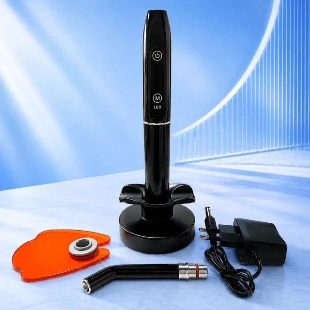 Alt view image 6 of 6 - Portable Handheld LED Blue Light Tool with Display Screen for Resin Applications