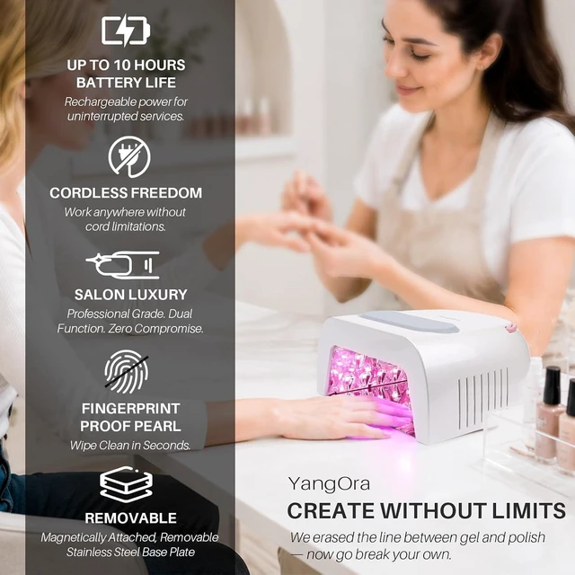 Alt view image 5 of 7 - YangOra YO39 PRO UV LED Nail Lamp & Dryer for Gel Polish
