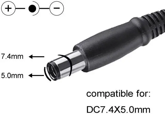 Alt view image 5 of 7 - 65W Power Adapter Charger for HP Laptop HP Compaq CQ56 CQ58 CQ60 CQ70 W/ US Cord