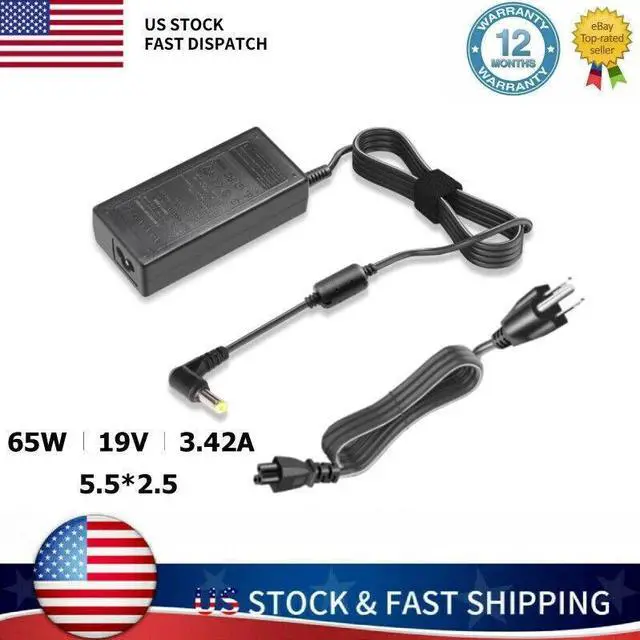 Main image of 19V 3.42A 65W Laptop Adapter Power Supply Charger Cord for Gateway SA1 SA6