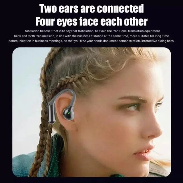 Alt view image 5 of 7 - Wireless 144+ Language AI Translator Earbuds Bluetooth 5.3 Headphones For iPhone