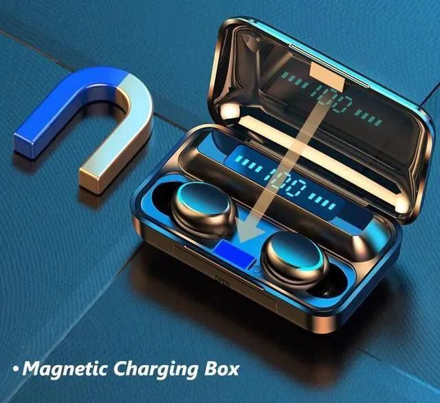 Alt view image 2 of 6 - TWS Bluetooth Earbuds Waterproof Bluetooth 5.3 Headset Noise Cancelling Wireless