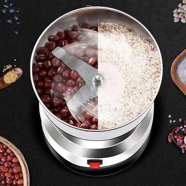 Alt view image 7 of 7 - Coffee Bean Grinder Electric Portable Nut Herb Grind Spice Crusher Mill Blender