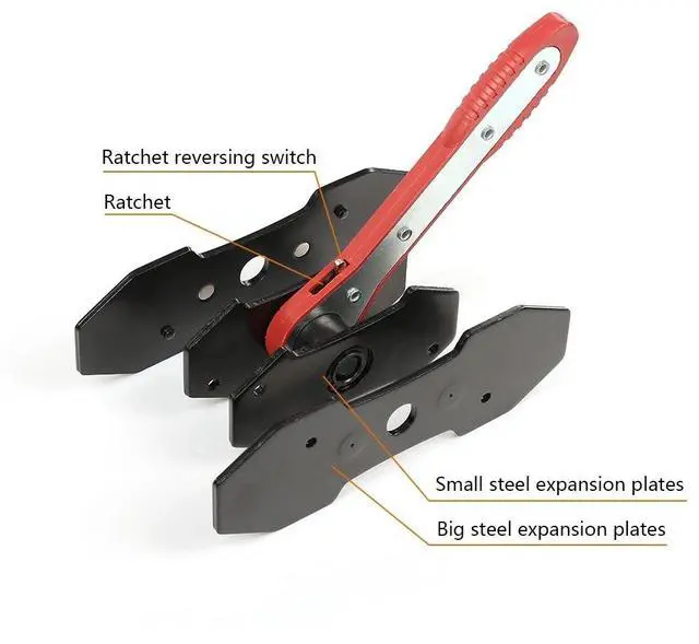 Alt view image 3 of 7 - Car Ratchet Brake Piston Caliper Spreader Brake Caliper Press Tool Separator Pad