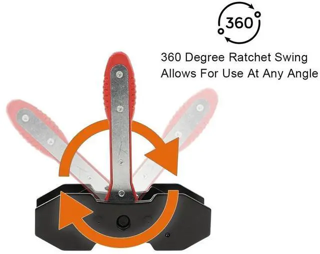 Alt view image 7 of 7 - Car Ratchet Brake Piston Caliper Spreader Brake Caliper Press Tool Separator Pad