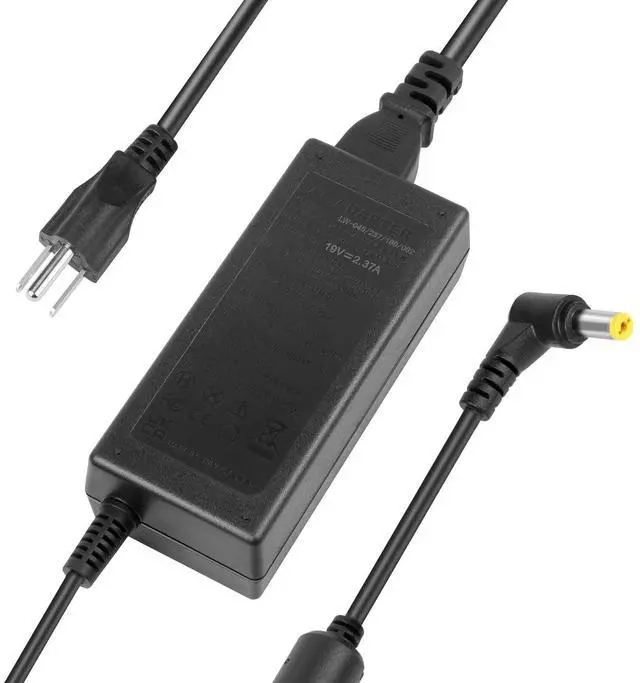 Alt view image 3 of 7 - For Acer Aspire One Laptop Power Supply AC Adapter Charger Cord 19V 2.37A 45W