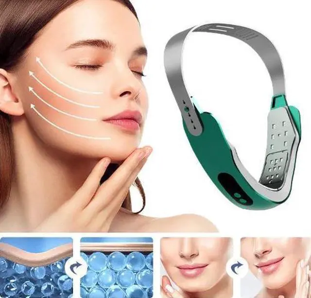 Alt view image 4 of 4 - SOEWIOU Facial Massager 185g w/Remote, 7-Color LED Therapy (Red+Blue+Purple), EMS Micro-Current, RF + Ultrasonic Vibration, 42 °C Constant Heat, Silicone Strap, Rechargeable 6-in-1 Face Lift & Sk