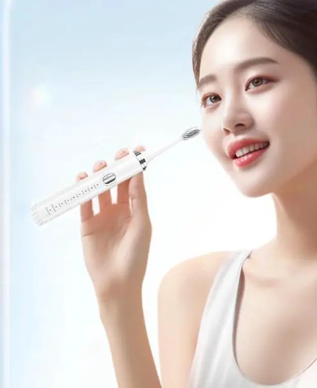 Alt view image 5 of 5 - SOEWIOU  Sonic Electric Toothbrush 67g,USB-C Rechargeable with LCD Display, 8 Brushing Modes, 4 Dupont Brush Heads, 2-Min Timer & 30-S Quad-Pacer, IPX7 Waterproof Travel Toothbrush, 30-Day Battery