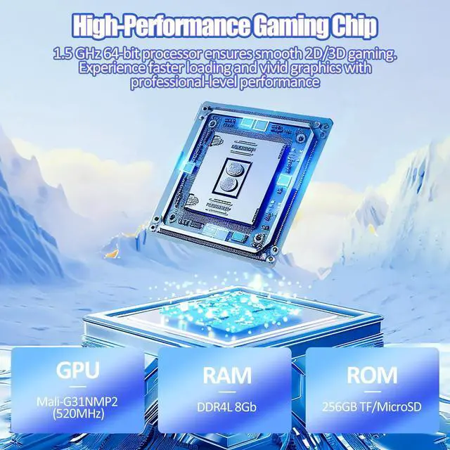 Alt view image 5 of 7 - SOEWIOU 2025Newly Upgraded V40 MAX Retro Handheld Game Console with 256G Built-in 20000+Classic Games,4.0Inch 4K HD IPS Screen Open Source Linux System,4000mAh Battery