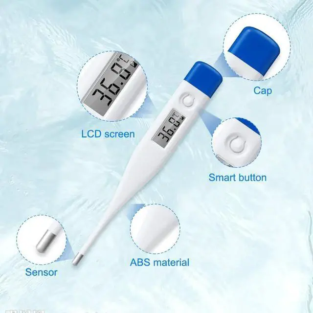 Alt view image 6 of 7 - SOEWIOU Digital Thermometer for Adults & Kids - Oral, Rectal, Underarm Fever Thermometer with Fever Alarm, C/F Switchable, Medical Grade.