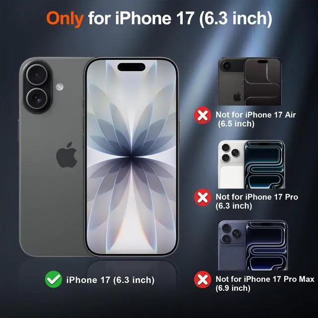 Alt view image 2 of 7 - SOEWIOU Magnetic for iPhone 17 Case (Compatible with MagSafe)(Military Grade Drop Protection) Translucent Matte Shockproof with Anti-Fingerprint Phone Cover,Black