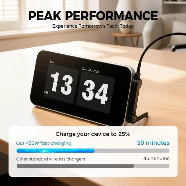 Alt view image 4 of 5 - SOEWIOU 240W Braided Fast Charge Cable with Built-in Phone Stand, 2026 New Foldable Durable USB-C Cord 90 Degree USB C Cable Right Angle Multi-Functional Charger Cord, Type-C to Type-C (3 PCS)