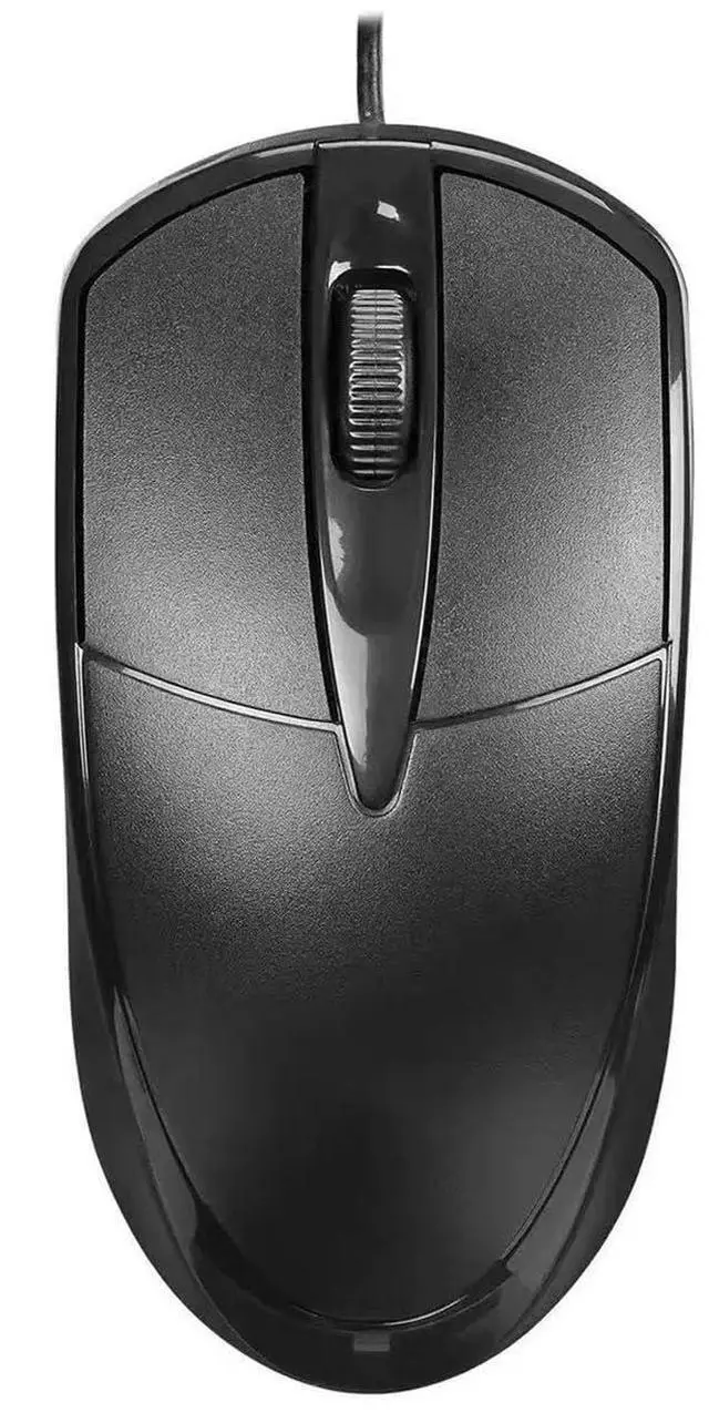 Main image of Guiheng Wired Mouse, Ergonomic Computer Mouse, USB for Right or Left Hand, with Durable Clicks for PC, Computer, Laptop, Desktop, Chromebook, Notebook, Mac(Black)