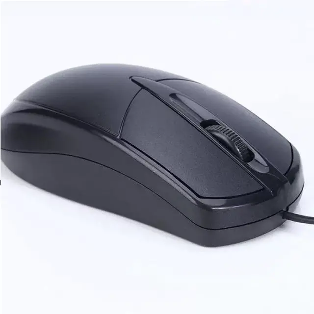 Alt view image 3 of 5 - Guiheng Wired Mouse, Ergonomic Computer Mouse, USB for Right or Left Hand, with Durable Clicks for PC, Computer, Laptop, Desktop, Chromebook, Notebook, Mac(Black)