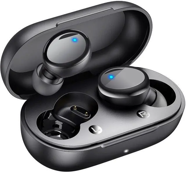 Main image of SOEWIOU True Wireless Bluetooth 5.3 Earbuds, 48H Playtime,Light Weight Headphones in Ear Buds Built in Mic Headset Premium Sound with Deep Bass,Clear Calls Earphones for Sports Workout Black