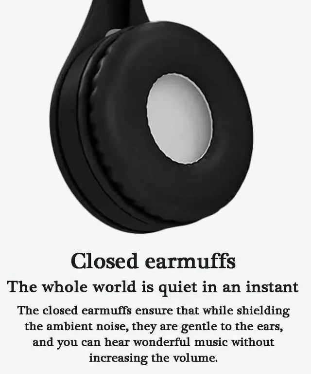 Alt view image 4 of 7 - Upgraded Headphones Over Ear Hybrid Noise Cancelling with Transparent Modes Wireless Bluetooth with Mic Soft-Earpads Deep Bass Hi-Fi Audio Comfortable Fit Long Playtime for Home Office Travel Black