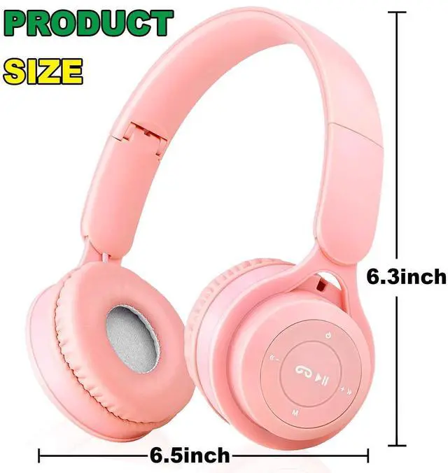 Alt view image 7 of 7 - Upgraded Hybrid Noise Cancelling Headphones with Transparent Modes Wireless Bluetooth with Mic Deep Bass Soft-Earpads Hi-Fi Audio Comfortable Fit Long Playtime for Home Office Travel Over Ear Pink