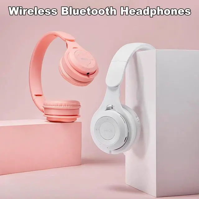 Alt view image 5 of 7 - Upgraded Hybrid Noise Cancelling Headphones with Transparent Modes Wireless Bluetooth with Mic Deep Bass Soft-Earpads Hi-Fi Audio Comfortable Fit Long Playtime for Home Office Travel Over Ear Pink