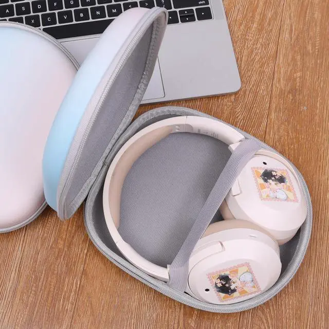 Alt view image 3 of 7 - SOEWIOU Portable Bluetooth Headset Box Headset EVA Scratch-Proof Protection Box for Sony Edifier W820NB,Colorful