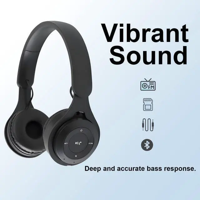 Alt view image 3 of 7 - Upgraded Headphones Over Ear Hybrid Noise Cancelling with Transparent Modes Wireless Bluetooth with Mic Soft-Earpads Deep Bass Hi-Fi Audio Comfortable Fit Long Playtime for Home Office Travel Black