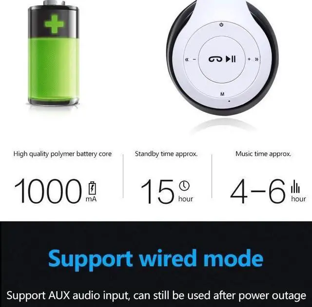 Alt view image 6 of 7 - Upgraded Hybrid Noise Cancelling Headphones Over Ear with Transparent Modes Wireless Bluetooth with Mic Soft-Earpads Hi-Fi Audio Deep Bass Comfortable Fit Long Playtime for Home Office Travel Black