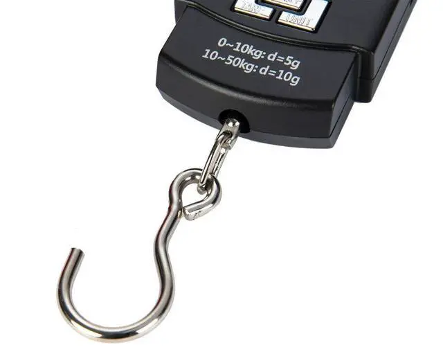 Alt view image 5 of 7 - SOEWIOU Portable Luggage Scale 50kg/110lb Electronic Digital Suitcase Weight Scale Travel Bag Hanging Weighing Scale