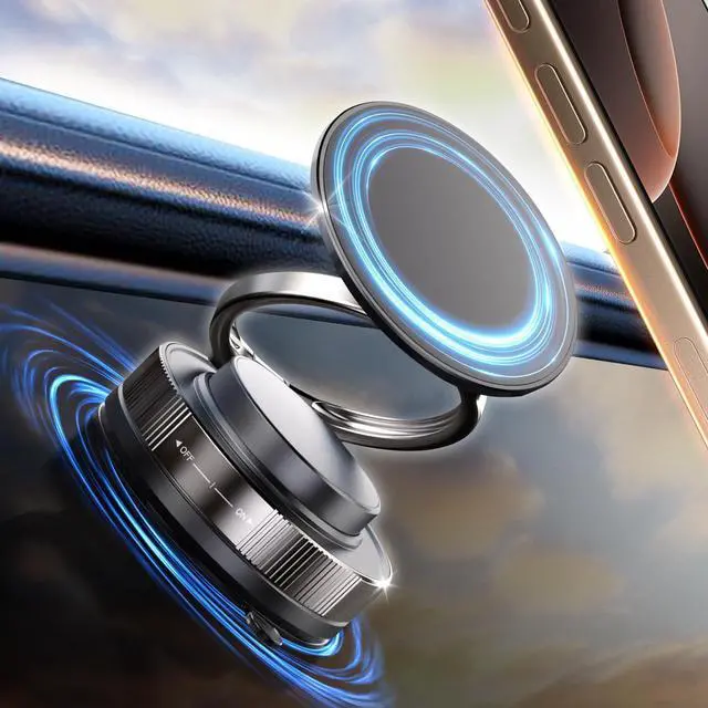 Main image of SOEWIOU Cup Phone Mount 360° Rotatable Dual-Axis Phone Stand Vacuum Magnetic Car Phone Holder for Mag-Safe 98LBS Portable Cell Phone Holder for Makeup/Gym/Mirror,IP Hone 16 15 14 13 12 All Smartphone