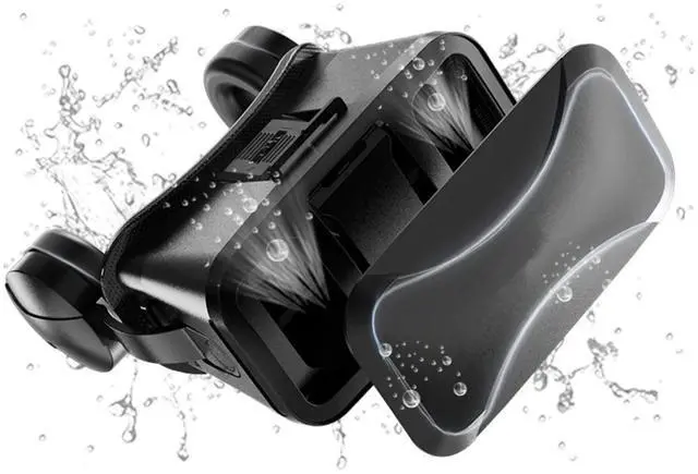 Alt view image 5 of 7 - SOEWIOU VR Headset with Remote, Immersive VR Goggles for Kids, 3D Virtual Reality Goggles Glasses for Kids and Adults for 3D Game and Videos