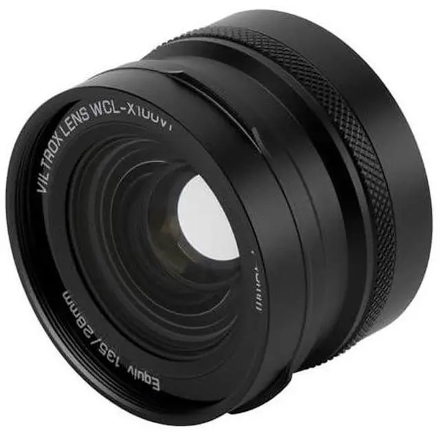 Alt view image 2 of 7 - VILTROX WCL-X100 VI Lente de conversión amplia, lente de reconocimiento automático gran angular de 0.8X para cámara Fujifilm X100VI X100V X100F, negro