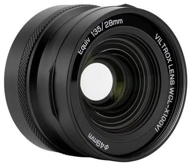 Alt view image 6 of 7 - VILTROX WCL-X100 VI Lente de conversión amplia, lente de reconocimiento automático gran angular de 0.8X para cámara Fujifilm X100VI X100V X100F, negro