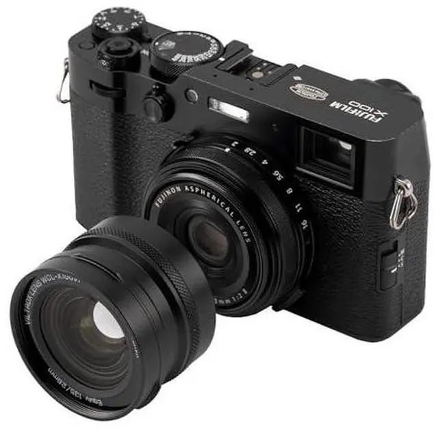 Alt view image 4 of 7 - VILTROX WCL-X100 VI Lente de conversión amplia, lente de reconocimiento automático gran angular de 0.8X para cámara Fujifilm X100VI X100V X100F, negro