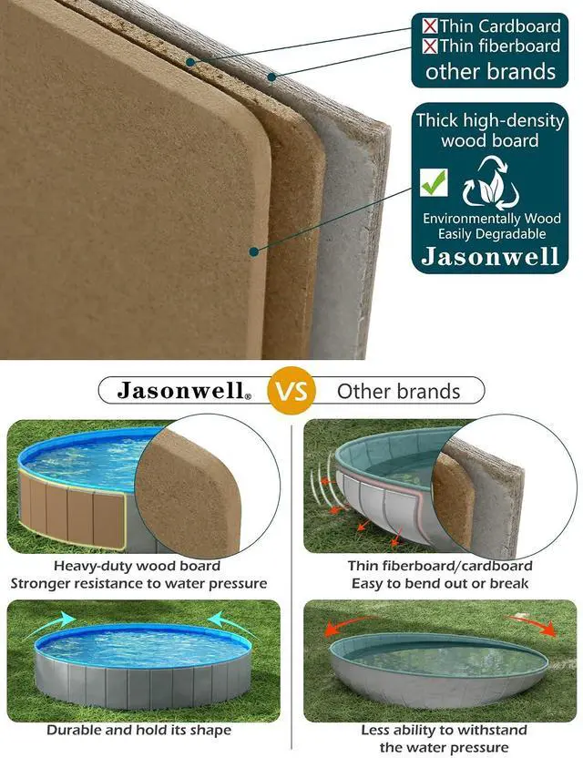 Alt view image 5 of 7 - Foldable Dog Pet Bath Pool Collapsible Dog Pet Pool Bathing Tub Kiddie Pool Doggie Wading Pool for Puppy Small Medium Large Dogs Cats and Kids 55" Grey
