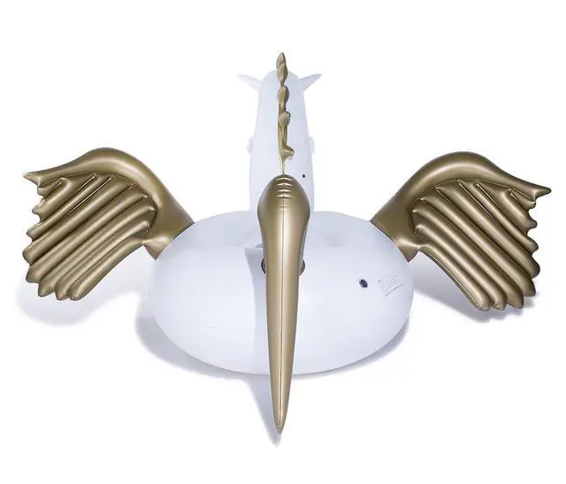 Alt view image 5 of 7 - Giant Inflatable Pegasus Pool Float with Fast Valves Summer Beach Swimming Pool Floatie Lounge Floating Raft Outdoor Party Decorations Toys for Adults (XXXL)