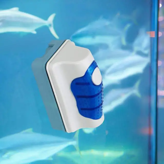 Alt view image 7 of 7 - Magnetic Aquarium Fish Tank Glass Algae Glass Cleaner Scrubber Floating Clean Brush(XL)