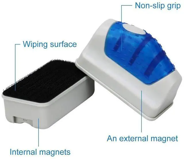 Alt view image 3 of 7 - Magnetic Aquarium Fish Tank Glass Algae Glass Cleaner Scrubber Floating Clean Brush(S)