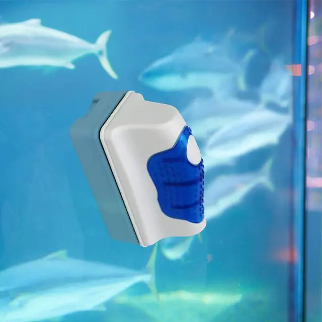 Alt view image 7 of 7 - Magnetic Aquarium Fish Tank Glass Algae Glass Cleaner Scrubber Floating Clean Brush(M)