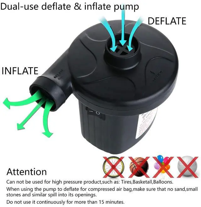 Alt view image 7 of 7 - Giant Inflatable Unicorn Pool Float and and Electric Air Pump