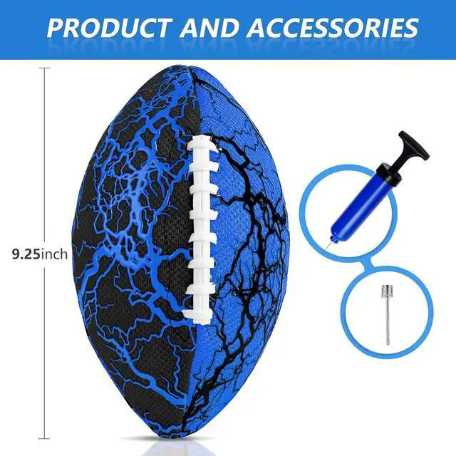 Alt view image 7 of 7 - Waterproof Football Pool Toys - Strong Grip Soft Football for All-Weather Play Pool Games Beach Toys Water Footballs Outdoor Sports Toy Christmas Birthday Gifts for Kids Boys Teens Adults